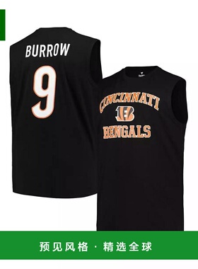 1h可退 【美国直邮】Fanatics 男士 Joe Burrow 黑色 辛辛那提猛
