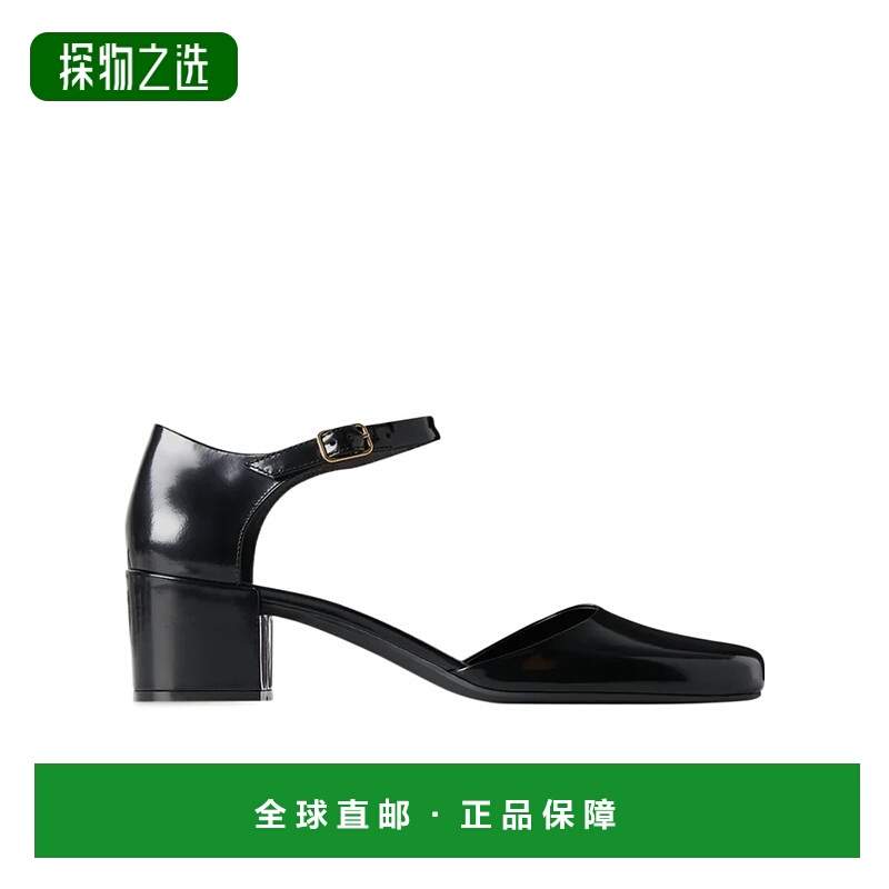 香港直邮The Row Penelope 踝带皮革高跟鞋 F1673L604