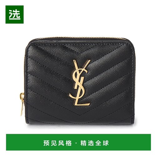1h可退 韩国直邮saint laurent paris 女士 钱包短款