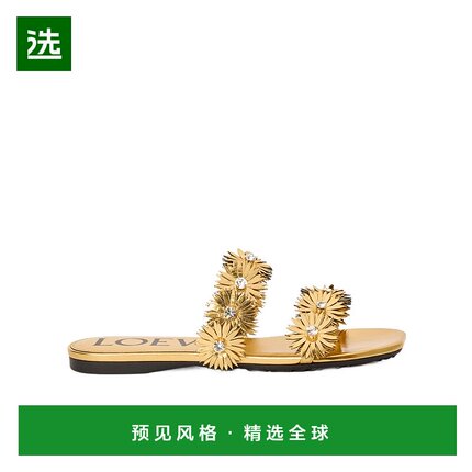 香港直邮Loewe 方头平底拖鞋 L616465X69凉鞋