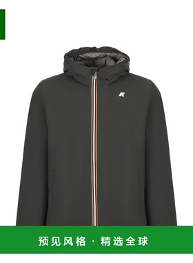 香港直邮K-WAY 男士户外冲锋衣 K6128VWB2P AW2025 军绿色 徽标棉