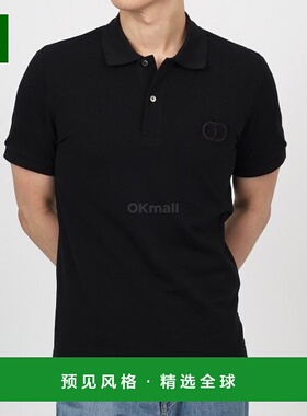 韩国直邮Dior 013J800A0373 C989 短袖珠地网眼立领T恤迪奥