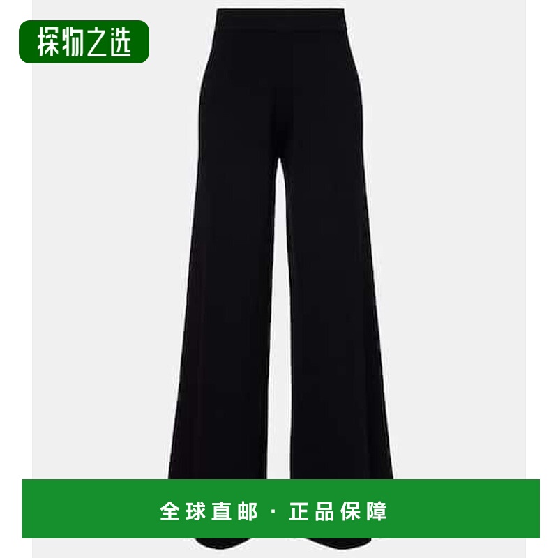1h可退 香港直邮MaxMara 麦斯玛拉 女士 Lama crêpe 阔腿裤