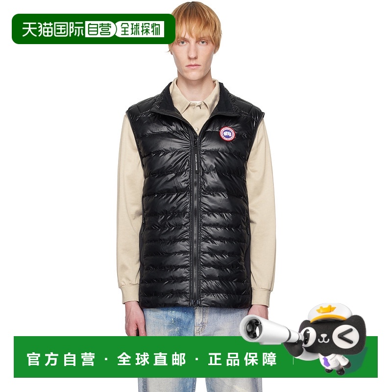 1h可退 香港直邮Canada Goose 加拿大鹅 男士 黑色 HyBridge Lite