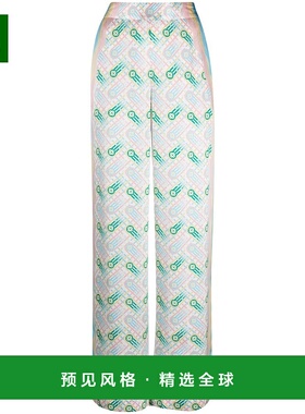 1h可退 香港直邮Casablanca 女士 白色裤子 WPS24TR15201PINGPONG