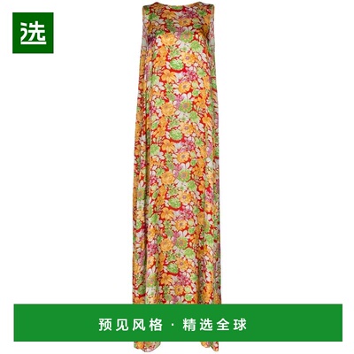 1h可退 香港直邮Plan C 女士 印花长款连衣裙 ABCAB06LN0TV009