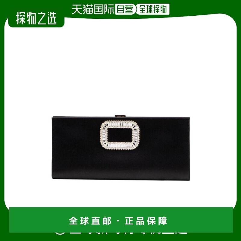 香港直邮Roger Vivier Pilgrim丝缎手拿包 RBWABDD0220RS0