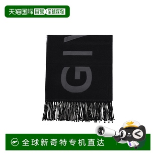 穿搭 香港直郵Givenchy BP006TP0LR潮流時(shí)尚 高級感正品 徽標(biāo)圍巾