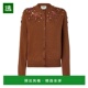 女士针织衫 FZE543AUZWF1T6K AW2025 香港直邮FENDI 棕色 SEQUINE