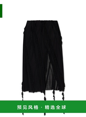 香港直邮BLUMARINE 女士半身裙 A522G254A0N0990 AW2025 黑色
