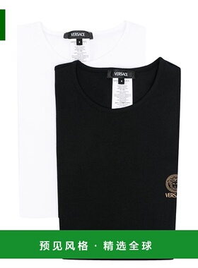 1h可退 欧洲直邮VERSACE 男士T恤AU101931A10011A225E范思哲上衣