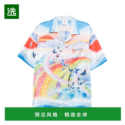 香港直邮CASABLANCA 男士衬衫 MPF25SH00302BUTTERFLYMOUNTAIN