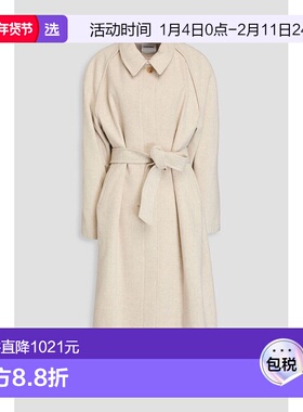 1h可退 香港直邮LE 17 SEPTEMBRE 女士 束带羊毛大衣 LSL224CT04E