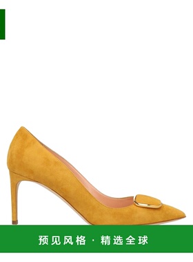 1h可退 香港直邮Rupert Sanderson 女士 浅口鞋 yellow黄色 舒适