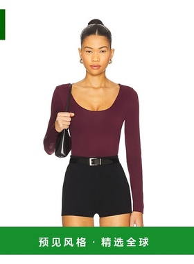 1h可退 香港直邮GOOD AMERICAN 女士 Sculpting 圆领连体衣 GB054