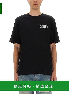 香港直邮AMIRI 男士 带LogoT恤 AMJYTE1075 black黑色 舒适时尚