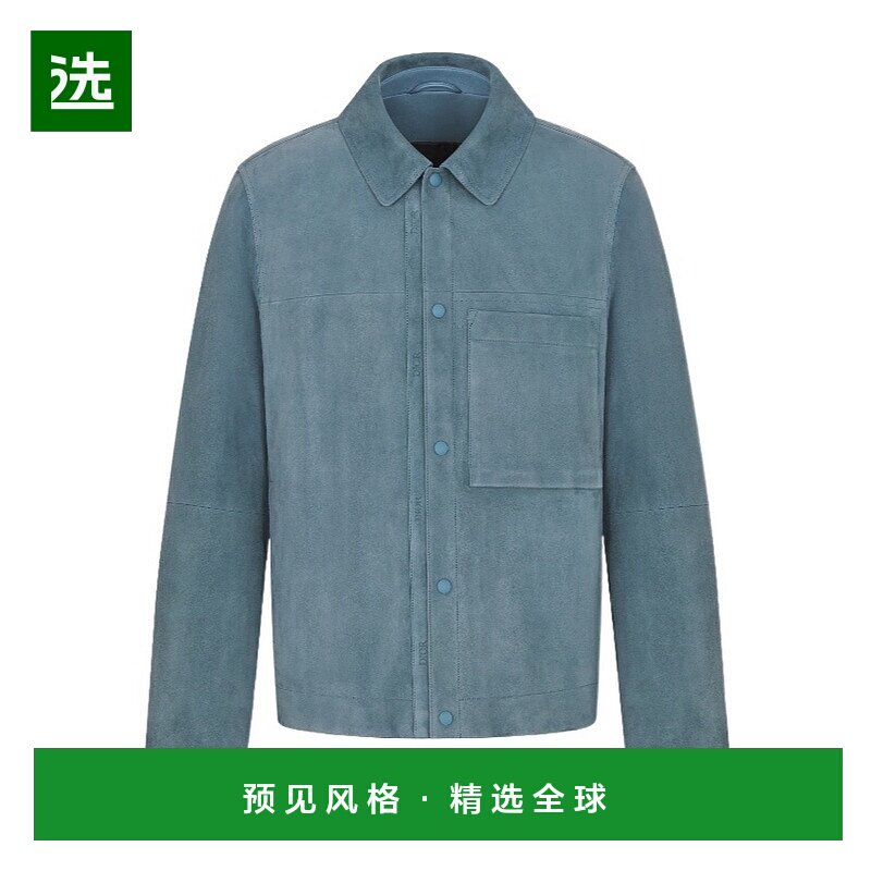 香港直邮Dior 长袖皮夹克 493L421B0764迪奥皮衣男装