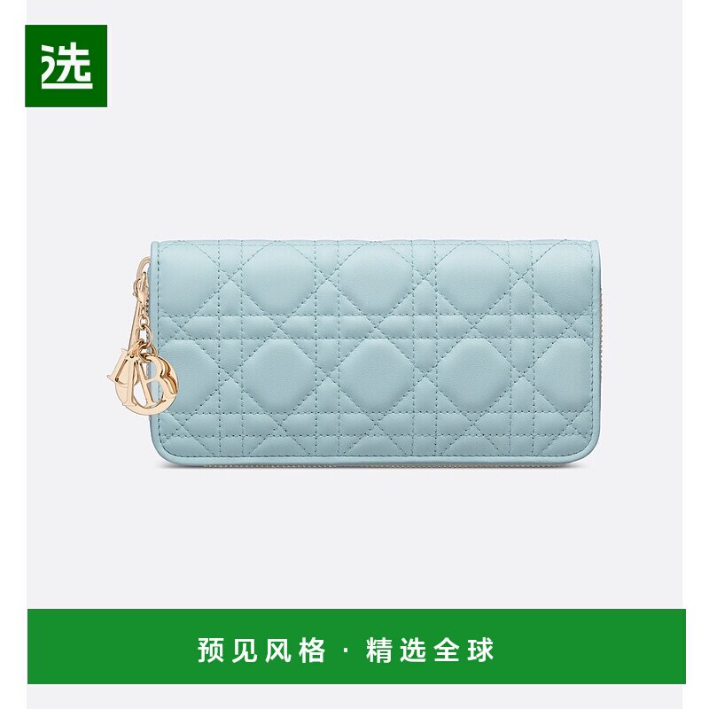 欧洲直邮DIOR迪奥24年上新Lady Dior 旅行钱包拉链