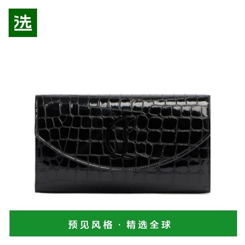 香港直邮Christian Louboutin 翻盖钱包 80I-0GO017