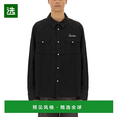 1h可退 香港直邮Visvim 维斯维木 男士 带Logo衬衫 0124205011011