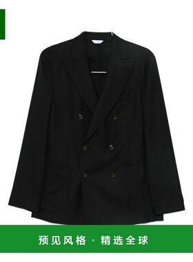 香港直邮BOGLIOLI 男士大衣 N4302ESA05340990 AW2025 黑色