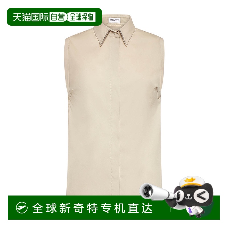 香港直邮Brunello Cucinelli无袖衬衫 M0091MA616