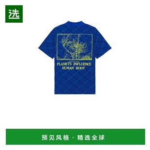 1h可退 香港直邮Pleasures 男士 Planets Polo衫 P25SU014BLUE