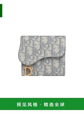 欧洲直邮Christian Dior克里斯汀·迪奥女士钱包灰色小巧精致时尚