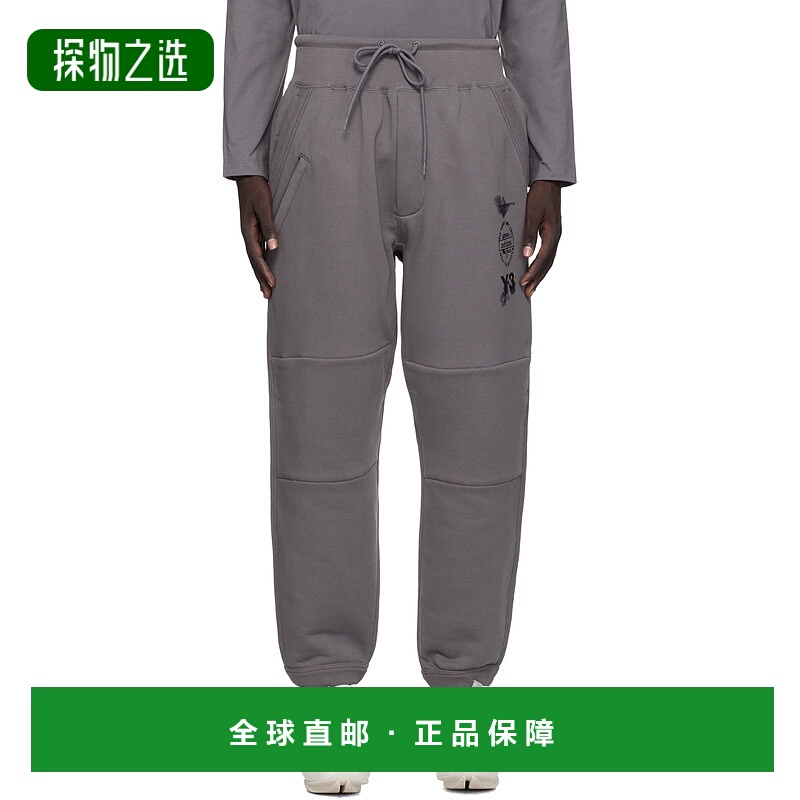 香港直邮Y-3 男士 灰色 Cuffed 运动裤 JZ0723 colorful花色 舒适