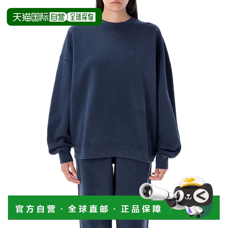 1h可退 香港直邮ANINE BING 女士 Miles framed 交织图案卫衣 A08