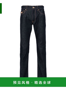 香港直邮Versace 中腰修身牛仔裤 10116931A11927直筒裤范思哲