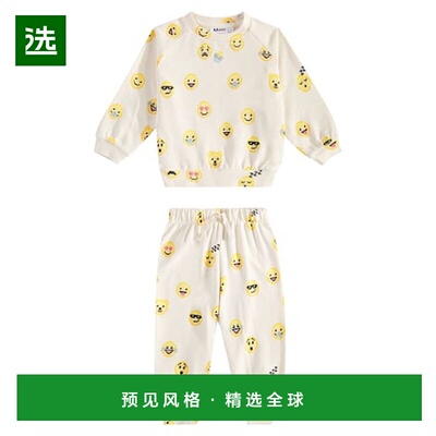 香港直邮Molo 婴儿 Simeon sweatshirt and sweatpants 针织套装