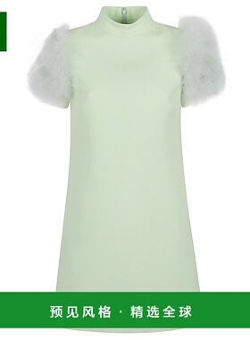 香港直邮VALENTINO 女士连衣裙 BVAJ901CFC9E SS2026 绿色