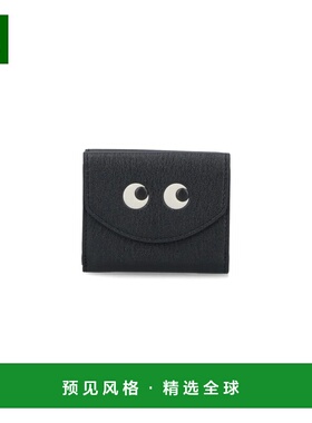 香港直邮ANYA HINDMARCH 女士钱包 195645BLACK CO 黑色 Anya Hin