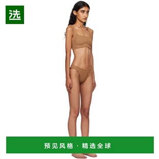 1h可退 香港直邮HUNZA G 女士 黄褐色 Xandra 比基尼 XandraBikin