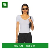 香港直邮COMMANDO 连体衣 女士 1h可退 芭蕾式 盖袖 KT051 purple紫