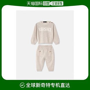 范思哲Logo 欧洲直邮versace Baby 针织婴儿套装