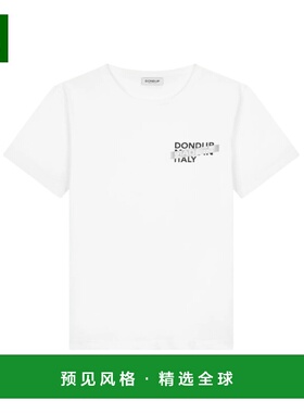 香港直邮DONDUP 男士T恤 US198JF0271UIU9DU000 SS2025 白色