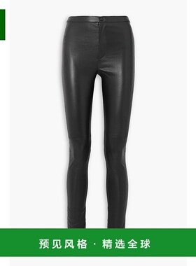香港直邮wardrobenyc 女士 皮革打底裤 W2066R11BLACK