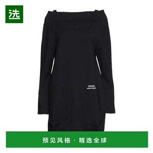 1h可退 香港直邮Alberta Ferretti 女士 短款连衣裙 black黑色 舒