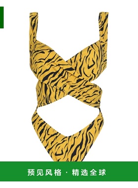 1h可退 香港直邮reina olga 女士 One-piece 泳衣 yellow黄色 舒