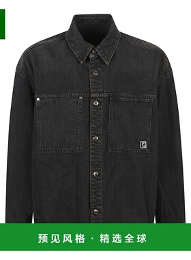 香港直邮WOOYOUNGMI 男士衬衫 W253SH23982B AW2025 黑色长袖