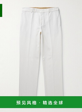 1h可退 香港直邮Loro Piana 诺悠翩雅 男士 Merse 直筒棉质斜纹布