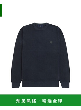 香港直邮FRED PERRY 男士卫衣 K1309608BLU AW2025 黑色 Sweater