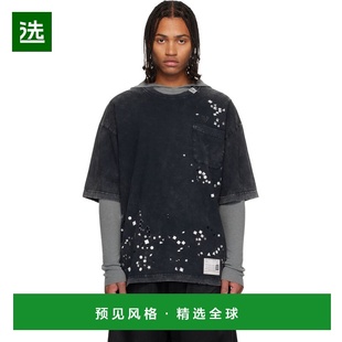 1h可退 香港直邮Maison Mihara Yasuhiro 三原康裕 男士 黑色 Emb