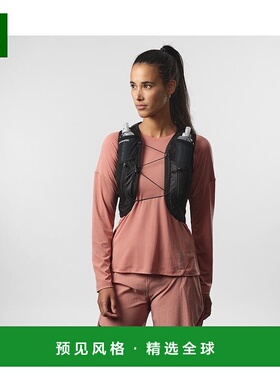 欧洲直邮Salomon萨洛蒙 ACTIVE SKIN 12系列女士黑色/金属色背心