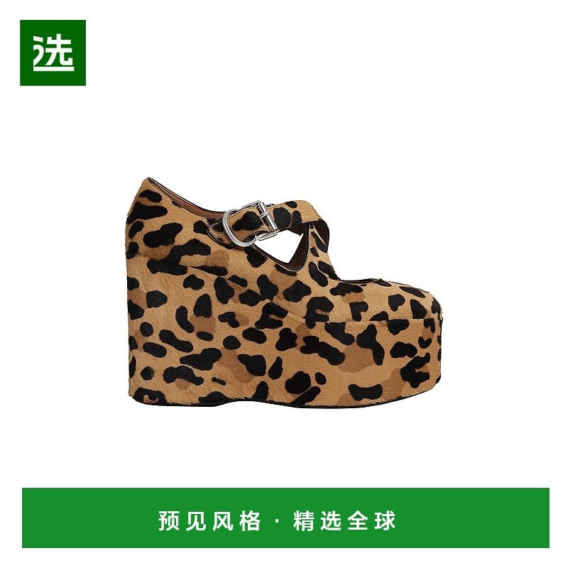 1h可退 香港直邮Alaïa 女士 十字交叉坡跟鞋 3E084CK205,女鞋,松糕（摇摇）鞋,淘宝优惠券,粉丝福利购,淘宝优惠卷