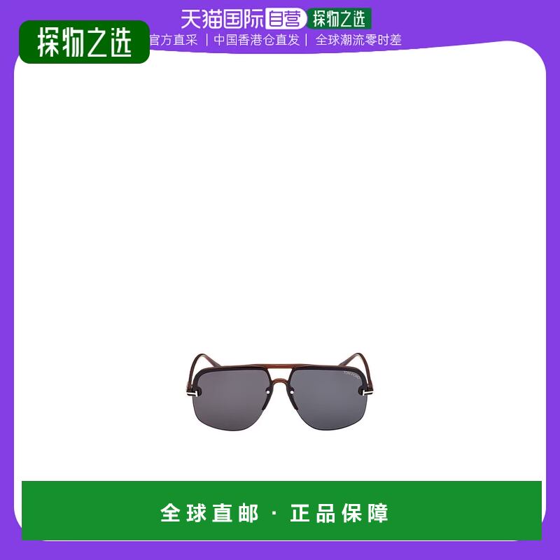 香港直邮Tom Ford 徽标太阳镜 FT10036345VU汤姆福特