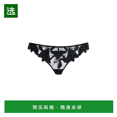 1h可退 香港直邮Fleur Du Mal 女士 Lily 及臀丁字裤 black黑色