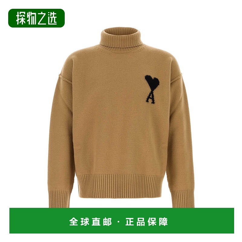 1h可退 欧洲直邮amiparis 男士 毛衣针织针织衫羊毛